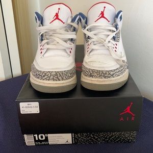 Jordan 3 True Blue 4/10 10.5